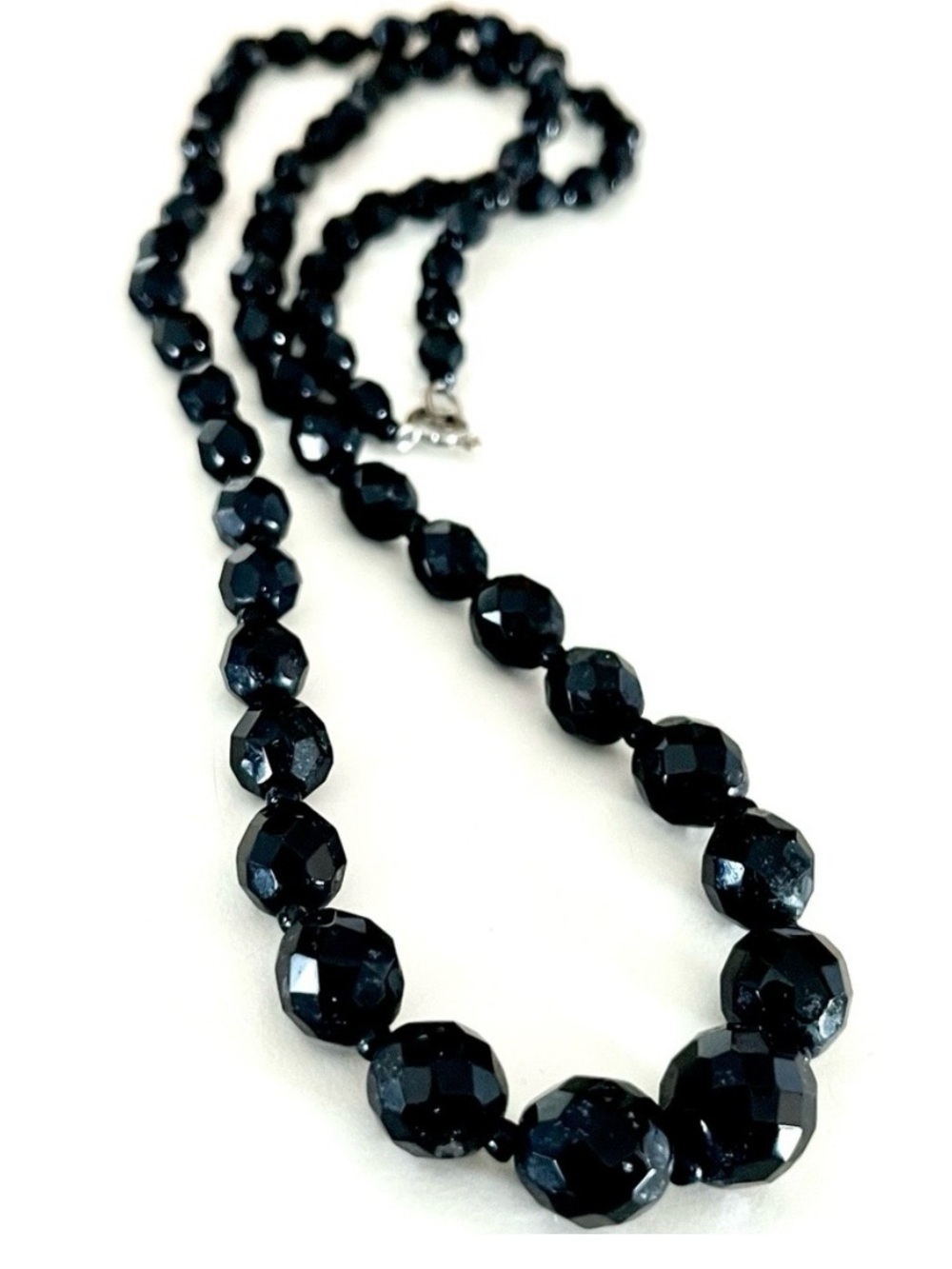 Genuine French Jet Mourning Necklace
